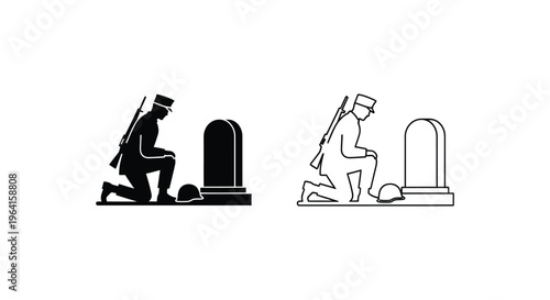 Gardener icons, lawn care symbols, landscaping illustrations, garden tools