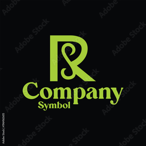 Letter R and S logo Luxury Business Design symbol Graphic Vector