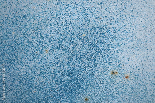 Speckled Blue Gray Weathered Metal Surface, Mottled Granular Abs
