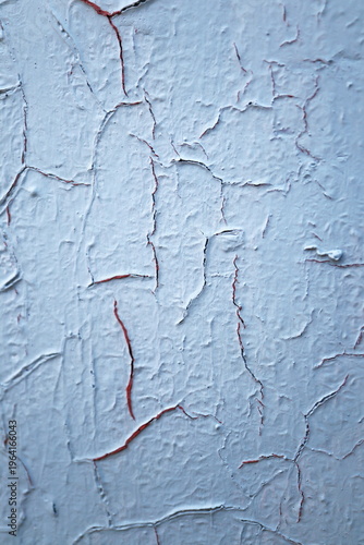 Pale Gray White Cracked Paint Surface Texture, Subtle Minimal We