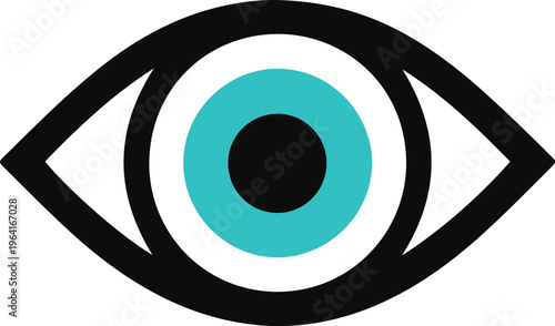 A human eye logo vector