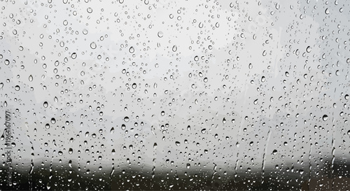 Rain Drops on Windowpane