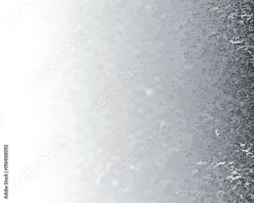 Gray Frosty Windowpane with Water Droplets