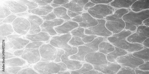 Fotografía Abstract turquoise ripples on a clear water surface create a clean liquid textur