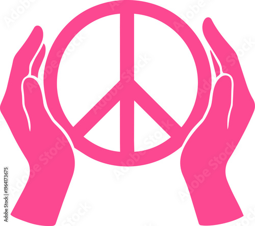 Hands of peace anti war