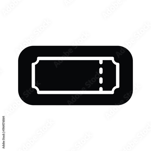 Ticket Icon Event Access Pass Digital Entry