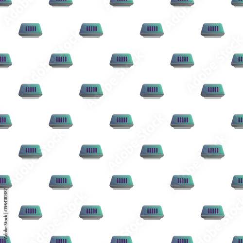 Electric shavers are repeating in a seamless pattern design