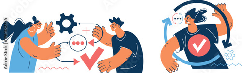 Collaboration between human and artificial intelligence for enhanced productivity