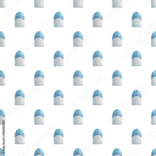 Deodorant sticks creating a seamless pattern for hygiene and body care design