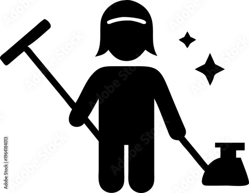 cleaning service svg icon