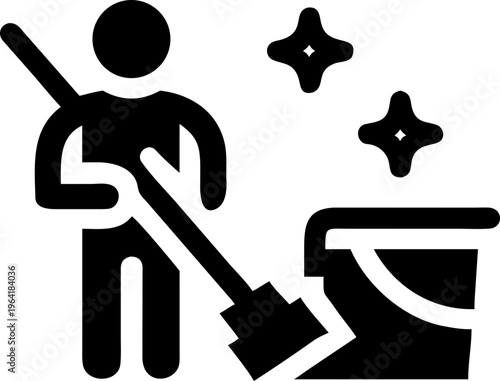 cleaning service svg icon