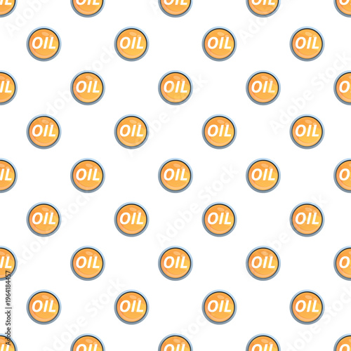 Oil text symbols creating a repeating background pattern on white