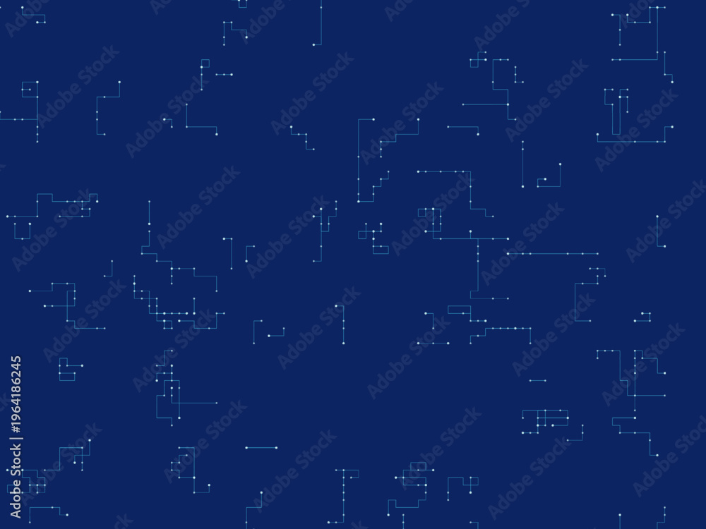 Obraz premium Technology Circuit Lines Neon Glow Dark Background Vector
