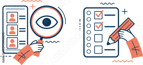 User verification and selection process on a digital platform