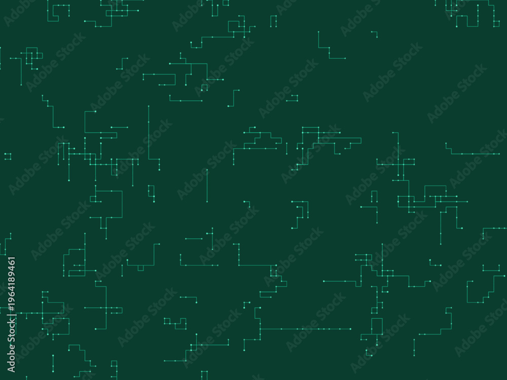 Obraz premium Futuristic Circuit Board Mesh Tech Innovation Template