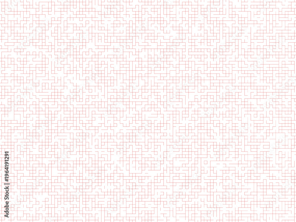 Fototapeta premium Geometric Maze Grid Pattern Digital Tech Wallpaper