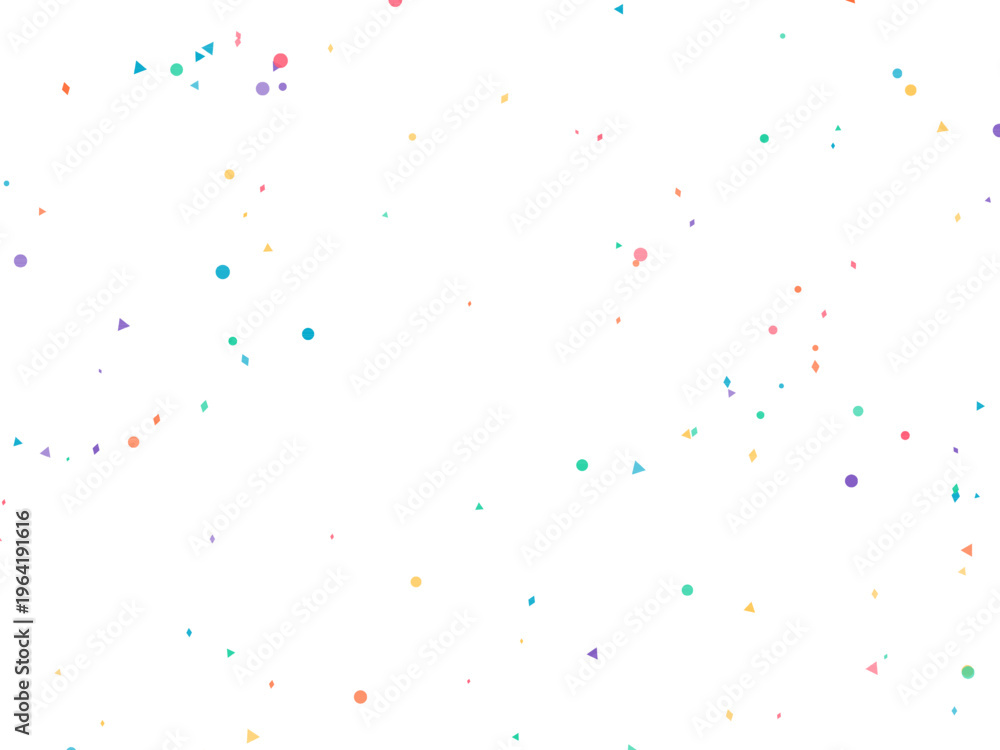 Fototapeta premium Modern Abstract Shapes Scattered Clean Minimal Background