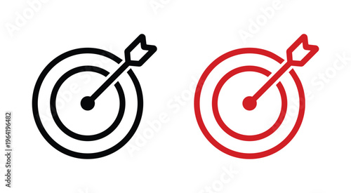 target dartboard concept symbolizing goal achievement and accuracy