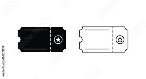 Film reel clapper board slate black white Vector