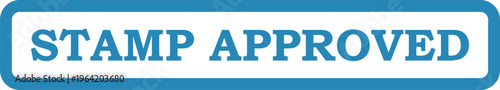 Vector approved stamp graphic vector illustration - official document seal of approval