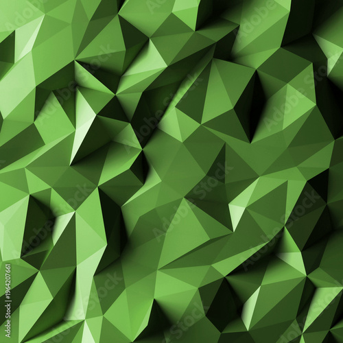 Abstract triangle Low Polygon background wallpaper texture 3d render	