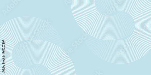 Modern abstract background. Glossy white gradient circle lines. Minimal geometric pattern. Simple graphic elements. Futuristic concept. Suitable for cover, poster, banner, brochure, eps10.