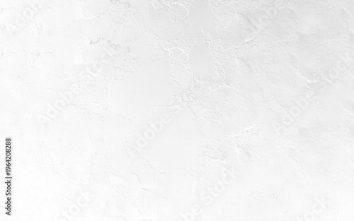 A white color old concrete or plastered wall surface featuring, splatters, and minor stains, indicating wear and age. It serves as a grunge or vintage background texture.