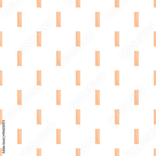 Seamless pattern developing medical adhesive patches on a white background
