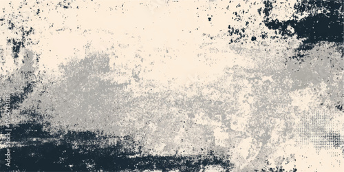 A vintage grunge wallpaper design featuring a cold blue water texture with a splash of sea foam and icy winter patterns on an old liquid paint surface