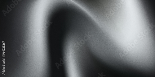 Black white dark grainy background, monochrome gray noisy texture dark grunge banner, header poster cover backdrop design