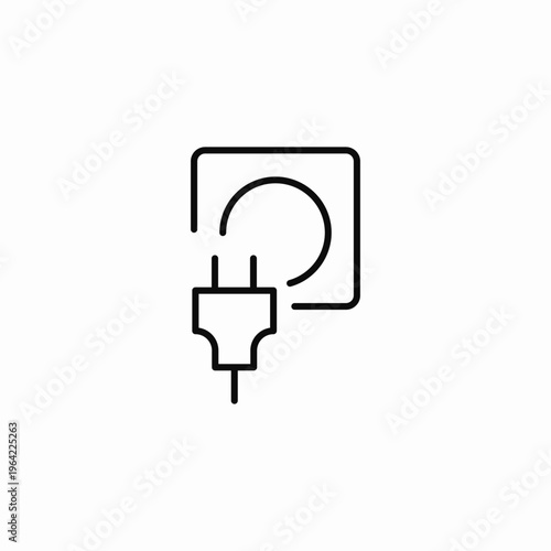 electrical power icon sign vector