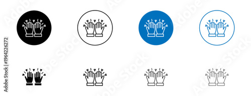 Pray icons set. vector illustration