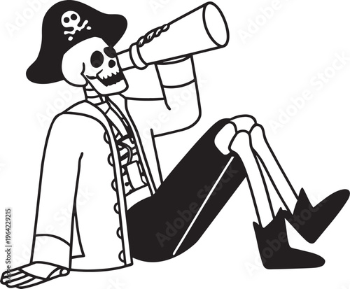 skeleton with a skull