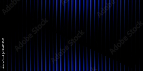 Grand Award Ceremony Background with Dramatic Stage Lighting and Elegant Blue Curtains