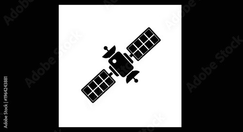 Satellite in Space Orbit.