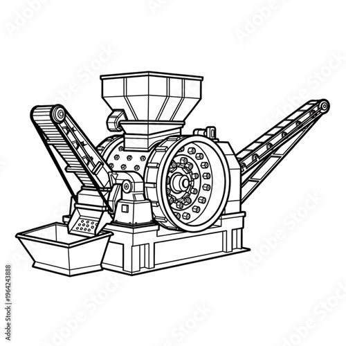 Industrial Crusher Machine Equipment.