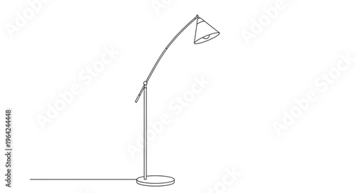Modern adjustable floor lamp stand.