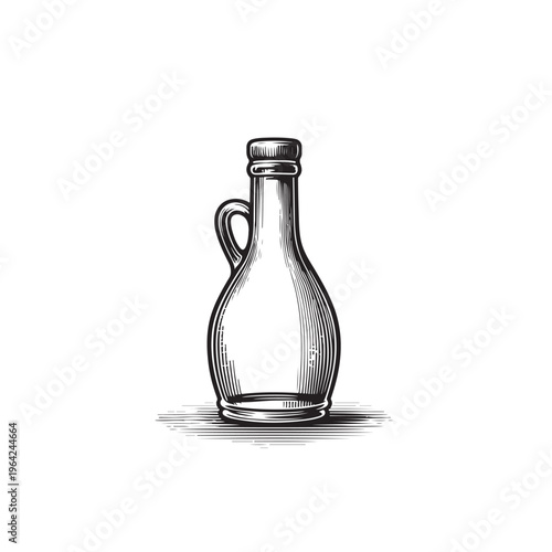 a vinegar bottle