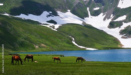 Dudipatsar Lake, also known as Dudipat Lake, is a lake encircled by snow-clad peaks in Lulusar-Dudipatsar National Park. The lake lies at the north end of the Kaghan Valley, in the Mansehra District