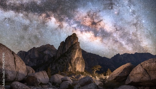 sunset in the mountains