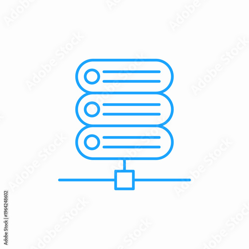 server network icon sign vector