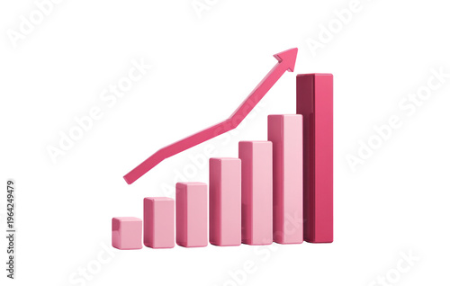 Free Download Dynamic Growth Chart with Rising Arrow Reflecting Economic Progress and Statistical Success - GFXLoad