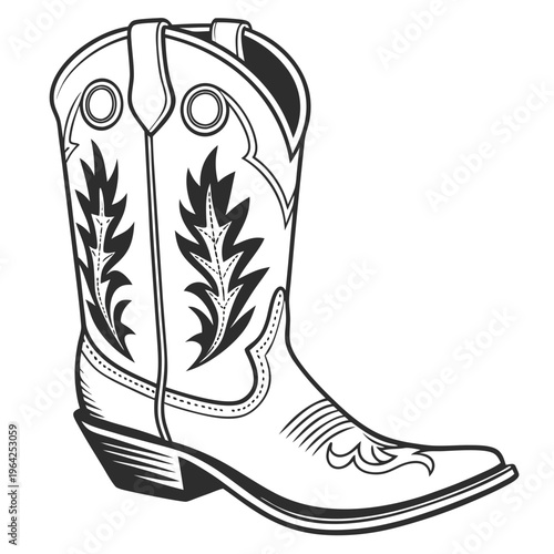 pair of boots isolated