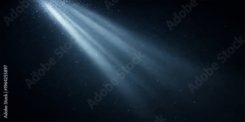 Blue space sky with stars glowing light and cosmic galaxy background