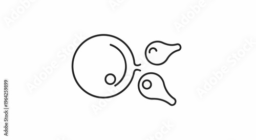 Abstract representation of cells or organic forms