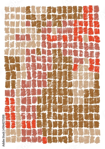 Red brown color palette swatch style for fashion and textile