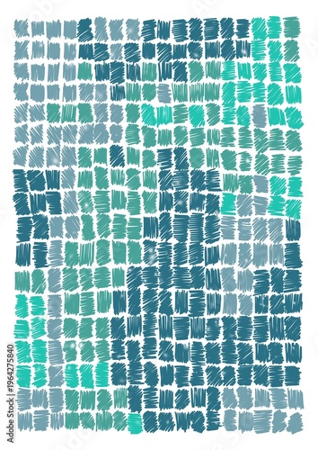 Teal color palette swatch style for fashion and textile