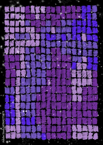 Purple color palette swatch style for fashion and textile