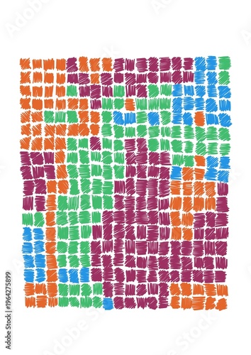 Multi color palette swatch style for fashion and textile