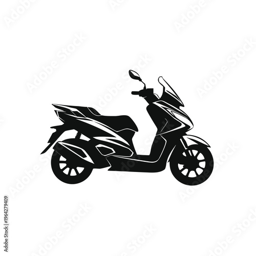 Scooter, motor scooter, motorcycle, vehicle icon